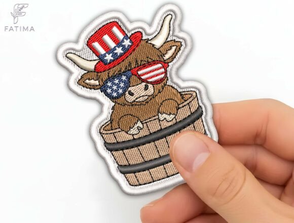 Download Patriotic Patch Embroidery Design - Patriotic Collection