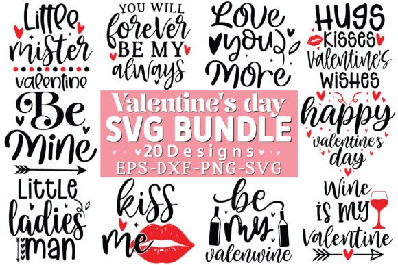 Download Valentine's Day Quotes Svg Bundle - Valentine Collection