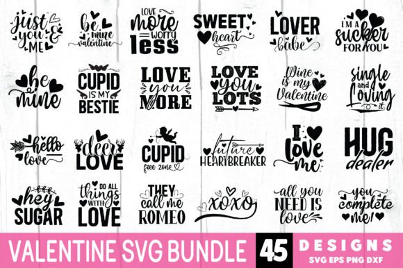 Download Valentine's SVG Bundle - Valentine Collection