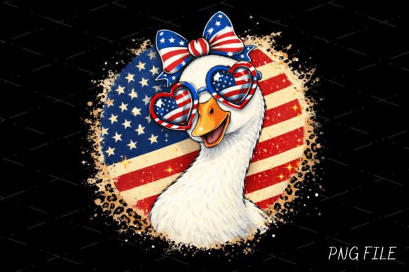 Download Patriotic Funny Goose USA PNG Shirt - Patriotic Collection