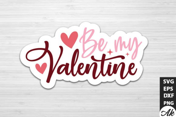 Download Be My Valentine SVG Stickers - Valentine Collection