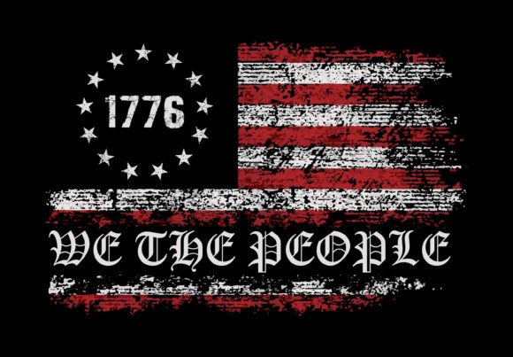 Download We the People Patriotic Flag Design - Premium Bundle