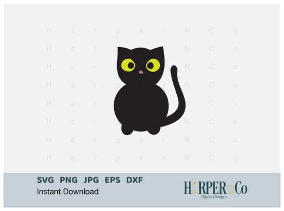 Download Halloween Black Cat SVG, Witch, Kitten - Black cat svg Collection