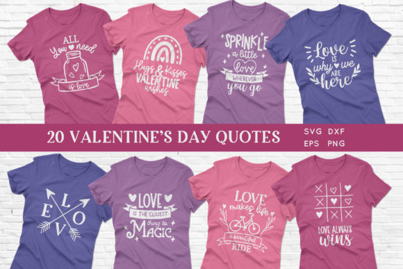 Download Valentine's Day Quotes Svg Bundle - Valentine Collection