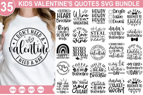 Download Kids Valentine's SVG Bundle - Valentine Collection