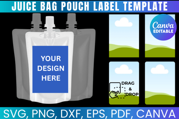 Download Juice Bag Pouch Label Template - Label Collection