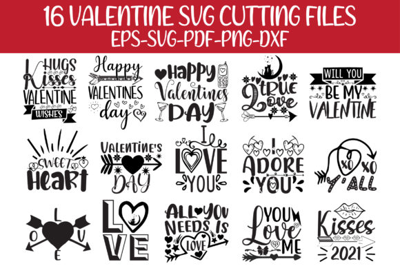 Download Valentine Day Svg Cutting Files - Valentine Collection