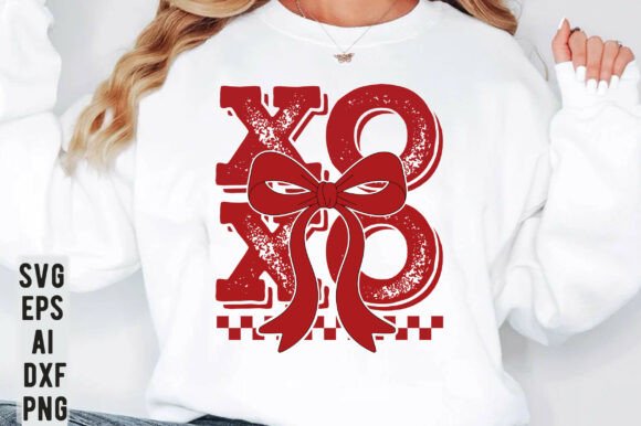 Download Retro XOXO Coquette Valentines SVG PNG - Valentine Collection