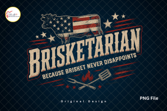 Download Brisketarian PNG Patriotic Funny BBQ PNG - Patriotic Collection