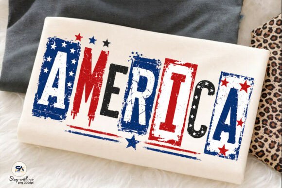 Download America Distressed Patriotic Y2k PNG - Premium Bundle