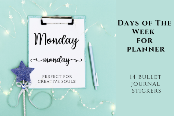 Download Days of Week Stickers for Planners - Stickers for planners Collection