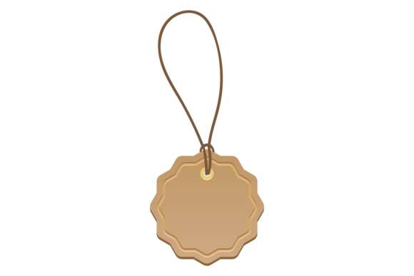 Download Round Paper Label Hanging on String. Pri - Label Collection