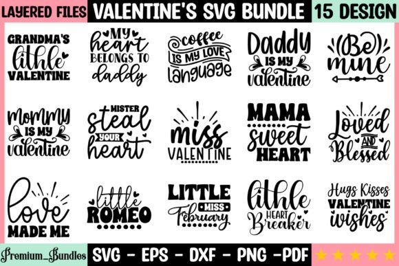 Download Valentine's SVG Bundle - Valentine Collection